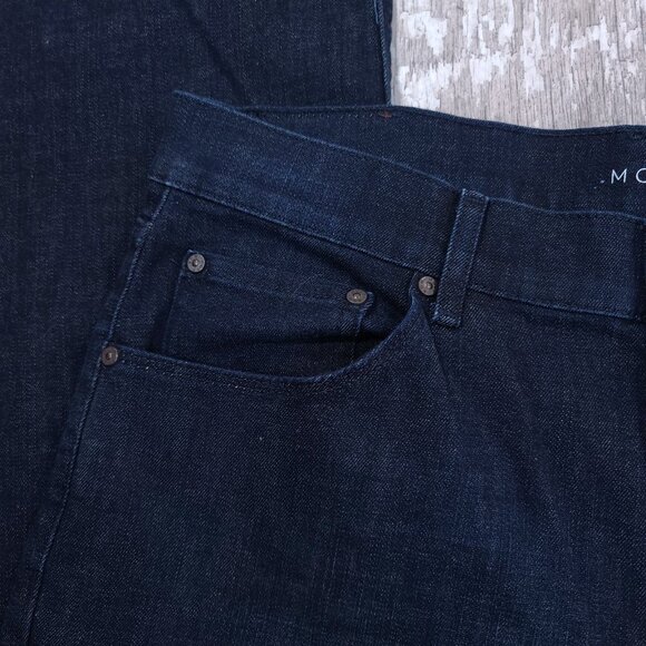 Mott & Bow Mens Slim Crosby Jeans Size 36x32 Blue Denim Straight Leg Mid Rise - Picture 5 of 10